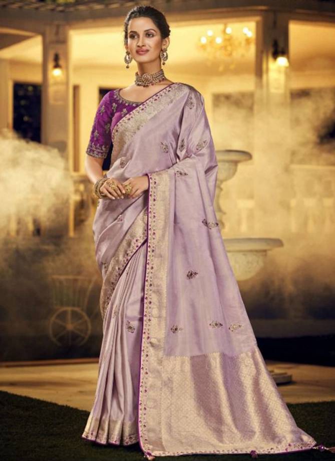 PRERANA Heavy Silk Wedding Wear Latest Fancy Designer Saree Collection